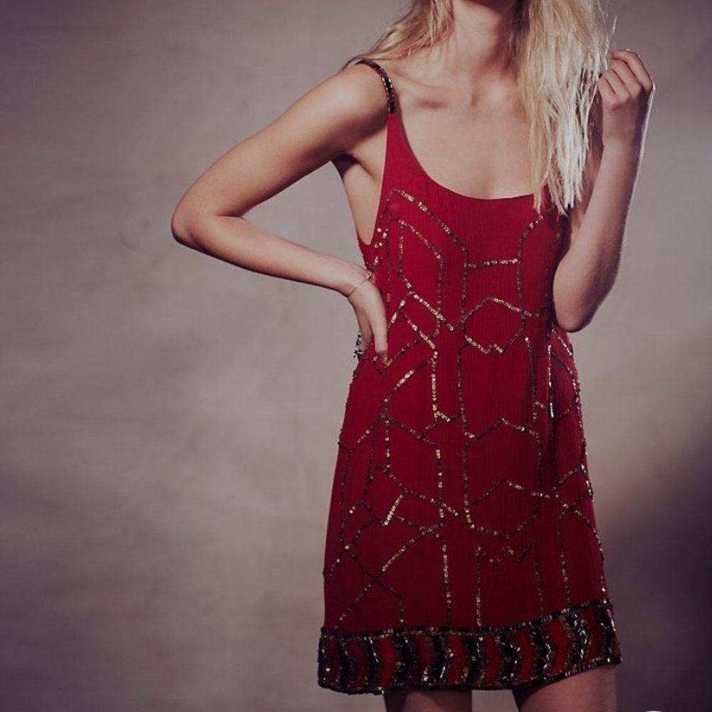 Free People embellished cocktail dress